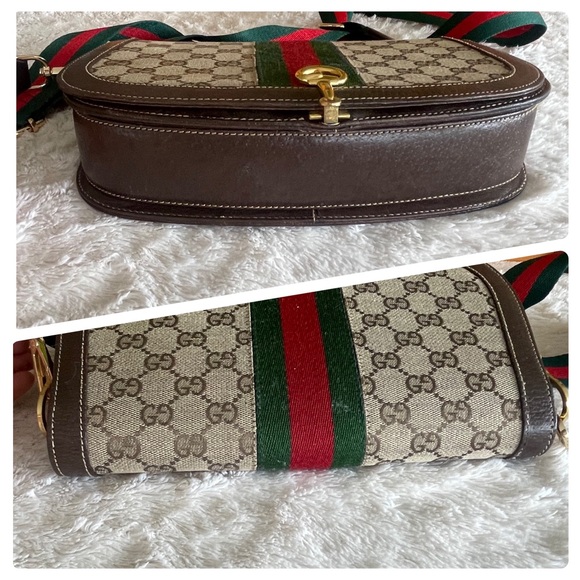 Gucci Brown cherry line crossbody bag - Picture 4 of 16